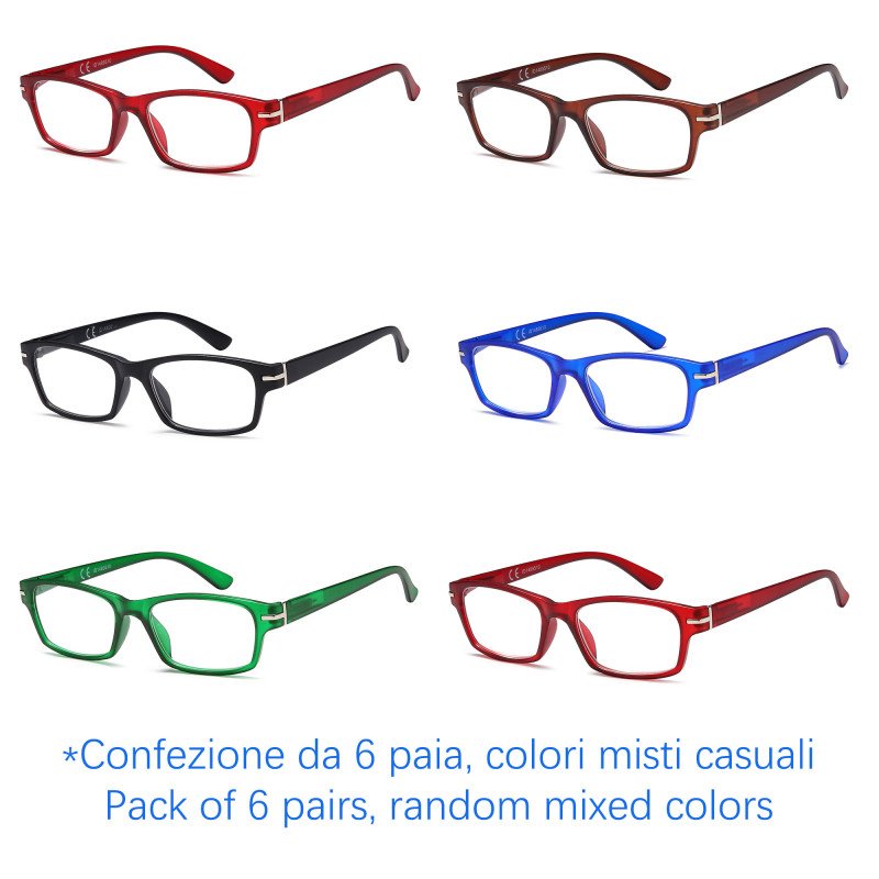 Reading glasses - Matte Effect - NV0107 - Wholesale Pack of 6