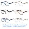 Reading glasses - Two-tone Frame - NV0138 - Wholesale Pack of 6