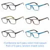 Reading glasses - blue light blocking - NV1218-B - Wholesale Pack of 6