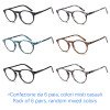 Reading glasses - blue light blocking - NV1249-B - Wholesale Pack of 6