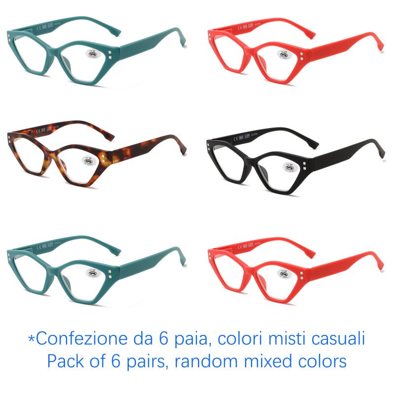 Reading glasses - Blue Light Blocking - NV1539-B - Wholesale Pack of 6