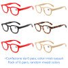 Reading glasses - Blue Light Blocking - NV1591-B - Wholesale Pack of 6
