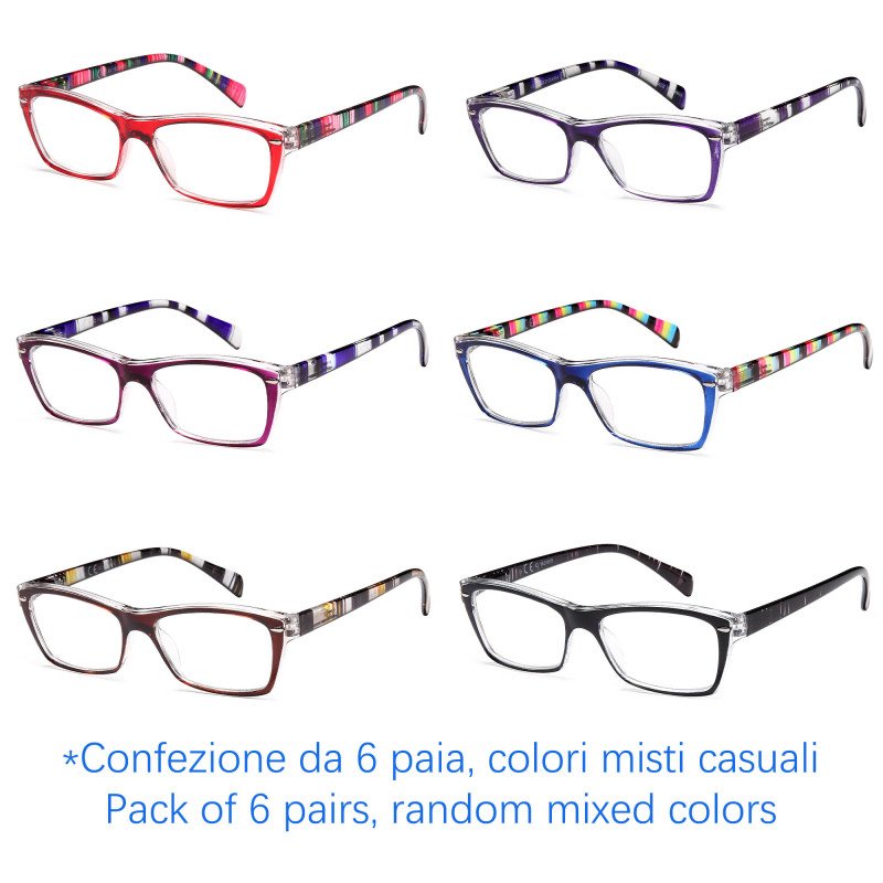 Reading glasses - Lightweight Frame - NV3121 - Wholesale Pack of 6