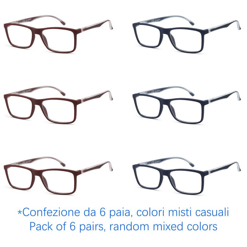 Reading glasses - Matte effect - NV3275 - Wholesale Pack of 6
