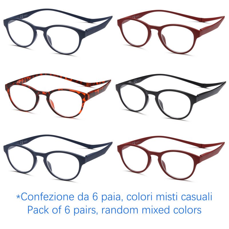 Reading glasses - Magnetic - NV3312 - Wholesale Pack of 6