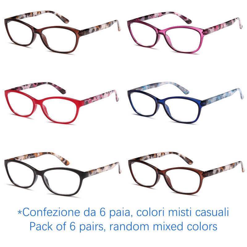 Reading glasses - Lightweight Frame - NV3329 - Wholesale Pack of 6