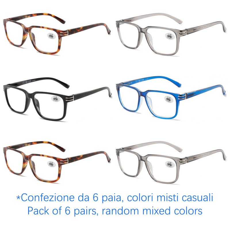 Reading glasses - Lightweight Frame - NV4622-C - Wholesale Pack of 6