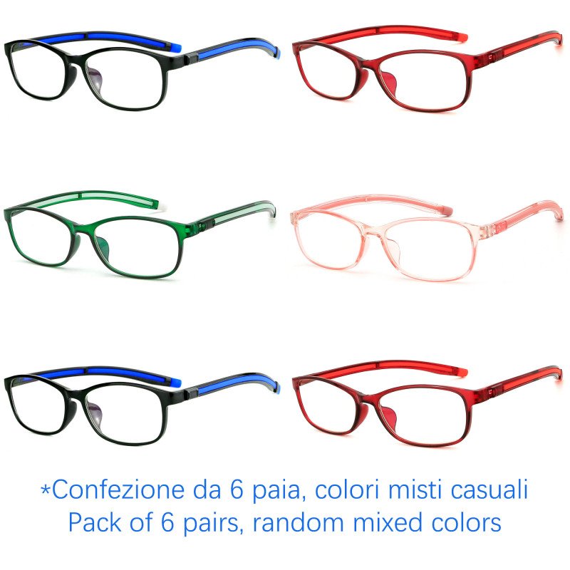 Reading glasses - TR90 - Anti-reflective - Magnetic - NV5773A - Wholesale Pack of 6