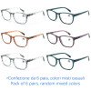 Reading glasses - Blue Light Blocking - NV6206-B - Wholesale Pack of 6