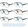 Reading glasses - Blue Light Blocking - NV6343-B - Wholesale Pack of 6