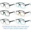 Reading glasses - Blue Light Blocking - NV6343-B - Wholesale Pack of 6