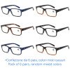 Reading glasses - Blue Light Blocking - NV6473-B - Wholesale Pack of 6