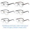 Reading glasses - Metal Frame - NV6480 - Wholesale Pack of 6