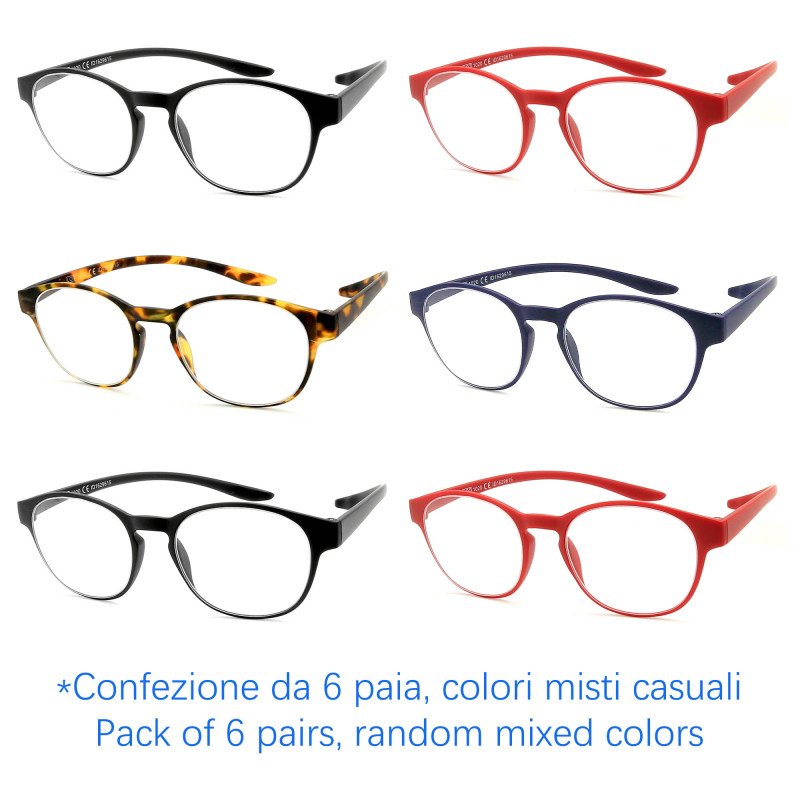 Reading glasses - Matte Effect - NV6558 - Wholesale Pack of 6