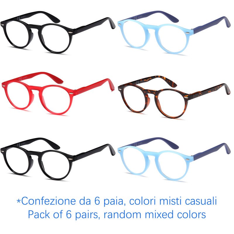 Reading glasses - Lightweight Frame - NV8030 - Wholesale Pack of 6