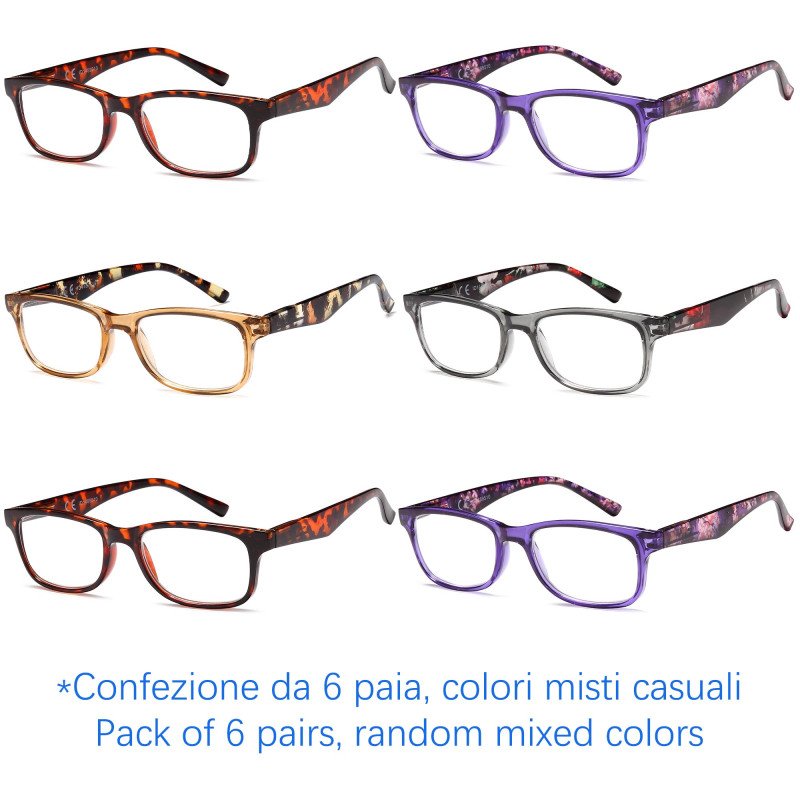 Reading glasses - Lightweight Frame - NV8054 - Wholesale Pack of 6