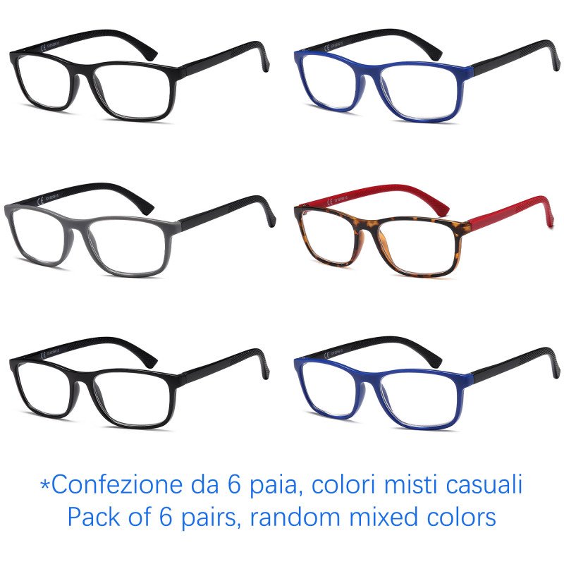 Reading glasses - Lightweight Frame - NV8078 - Wholesale Pack of 6