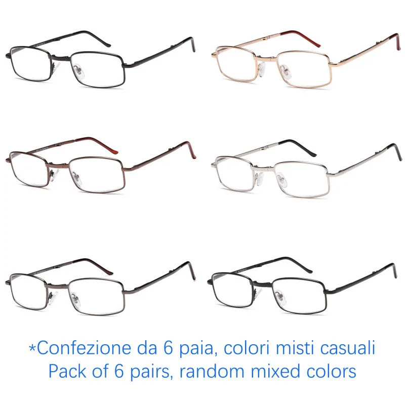 Reading glasses - Folding - NV8119 - Wholesale Pack of 6