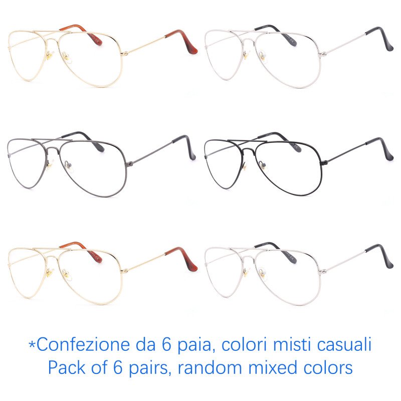 Reading glasses - Metal Frame - NV8132 - Wholesale Pack of 6