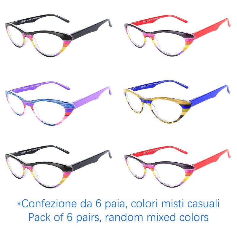 Reading glasses - Lightweight Frame - NV8897 - Wholesale Pack of 6