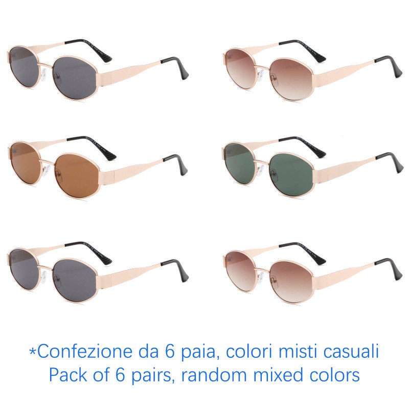 Sunglasses - protection 100% UV - N-1261 - Wholesale Pack of 6
