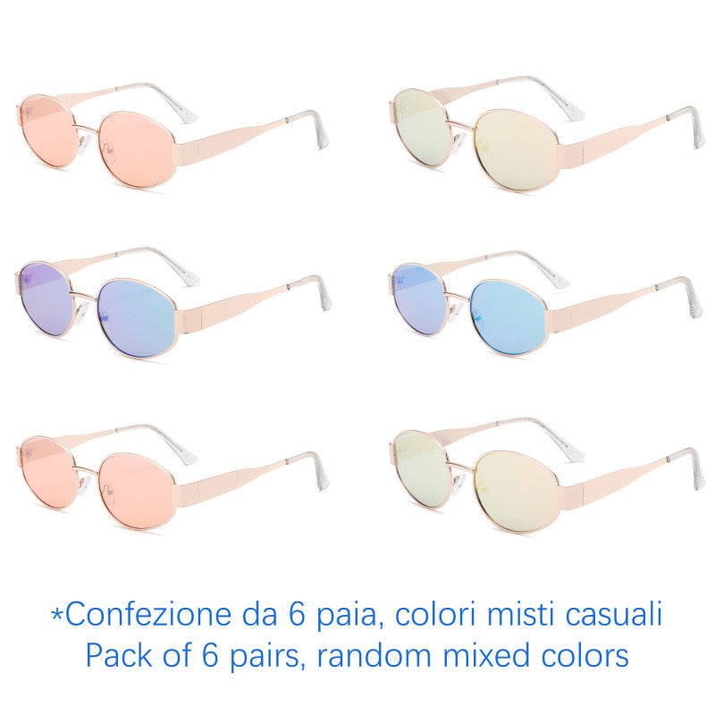 Sunglasses - protection 100% UV - N-1261A - Wholesale Pack of 6