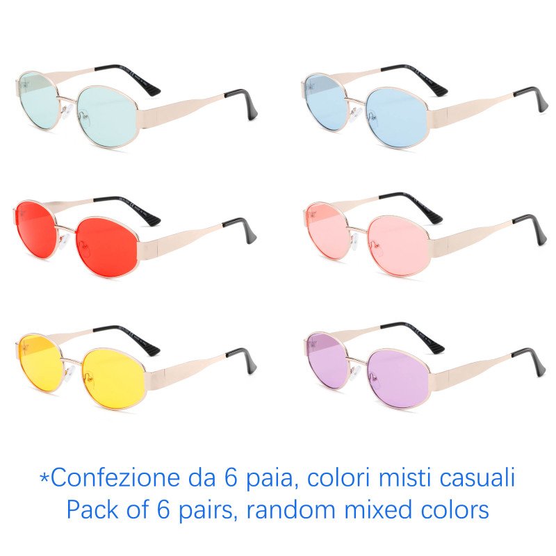 Sunglasses - protection 100% UV - N-1261B - Wholesale Pack of 6