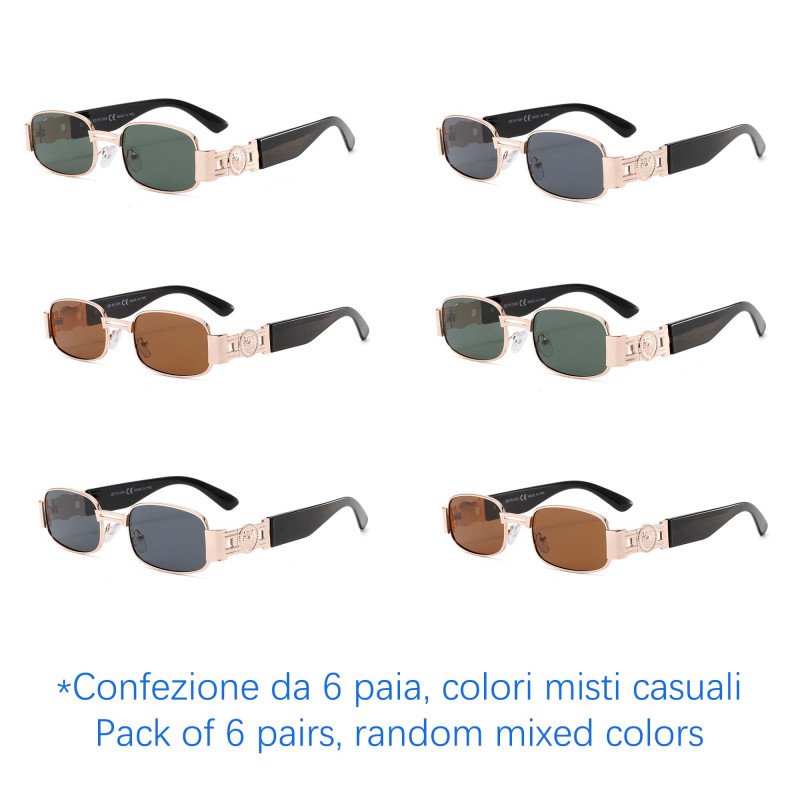 Sunglasses - protection 100% UV - N-1262 - Wholesale Pack of 6