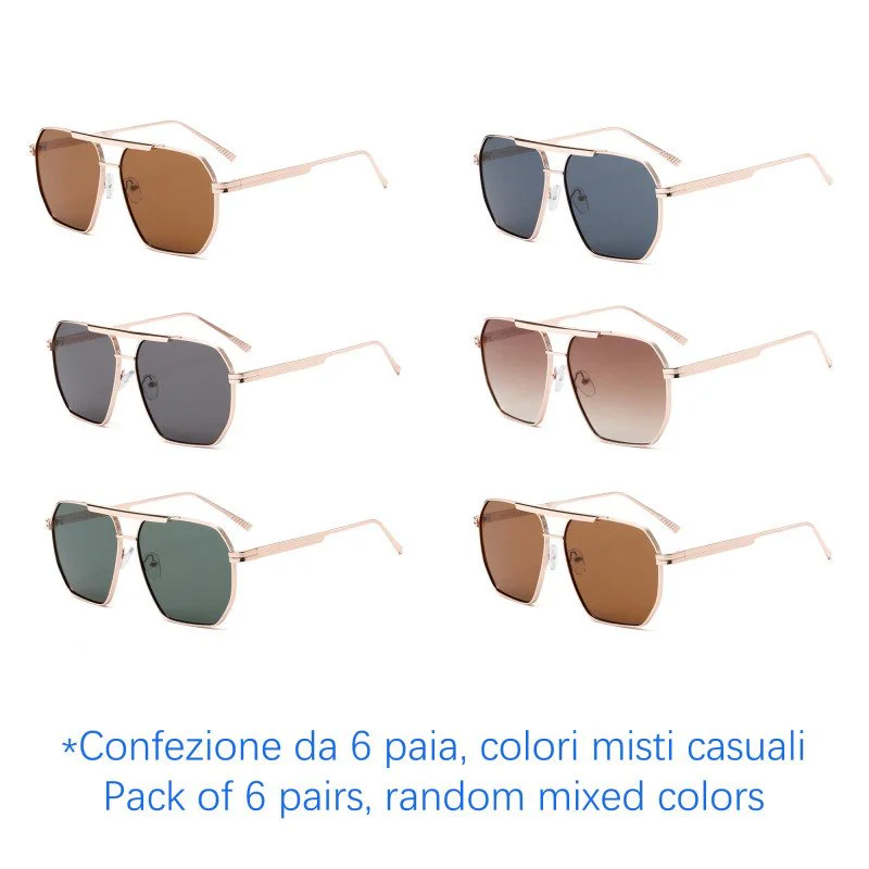 Sunglasses - protection 100% UV - N-1265 - Wholesale Pack of 6