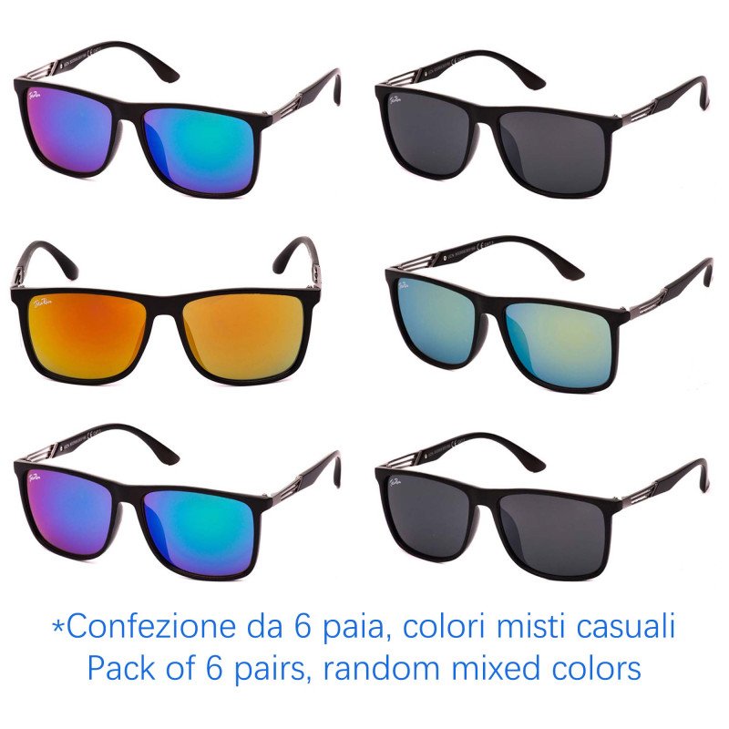 Sunglasses - protection 100% UV - N-1505 - Wholesale Pack of 6