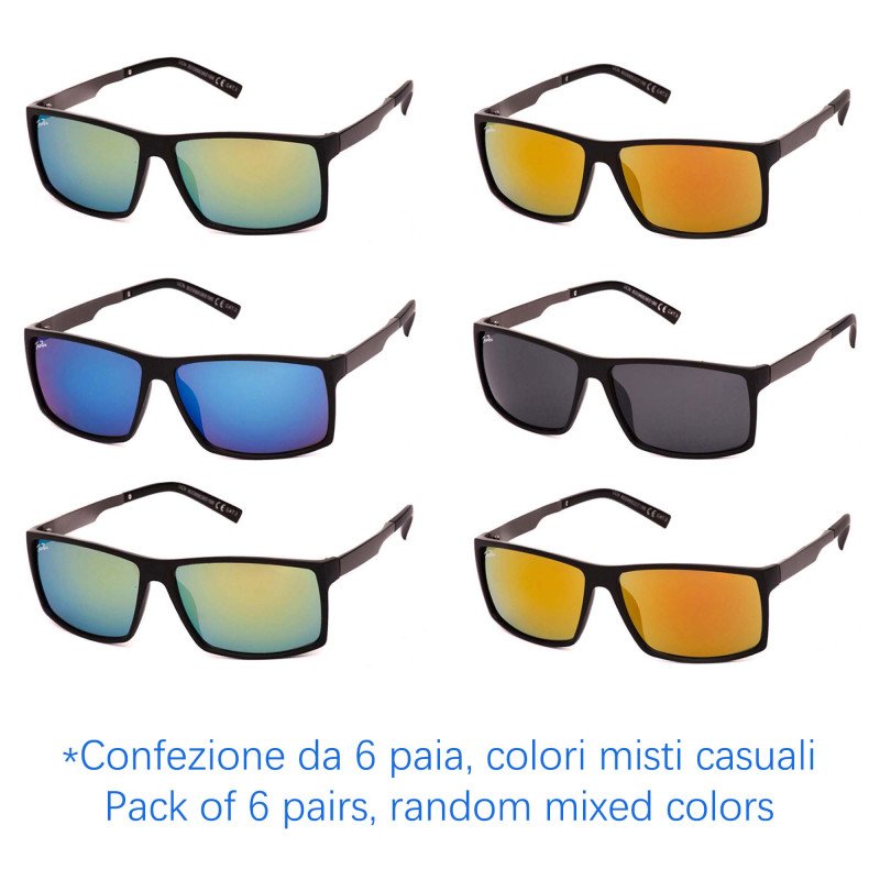 Sunglasses - protection 100% UV - N-1506 - Wholesale Pack of 6