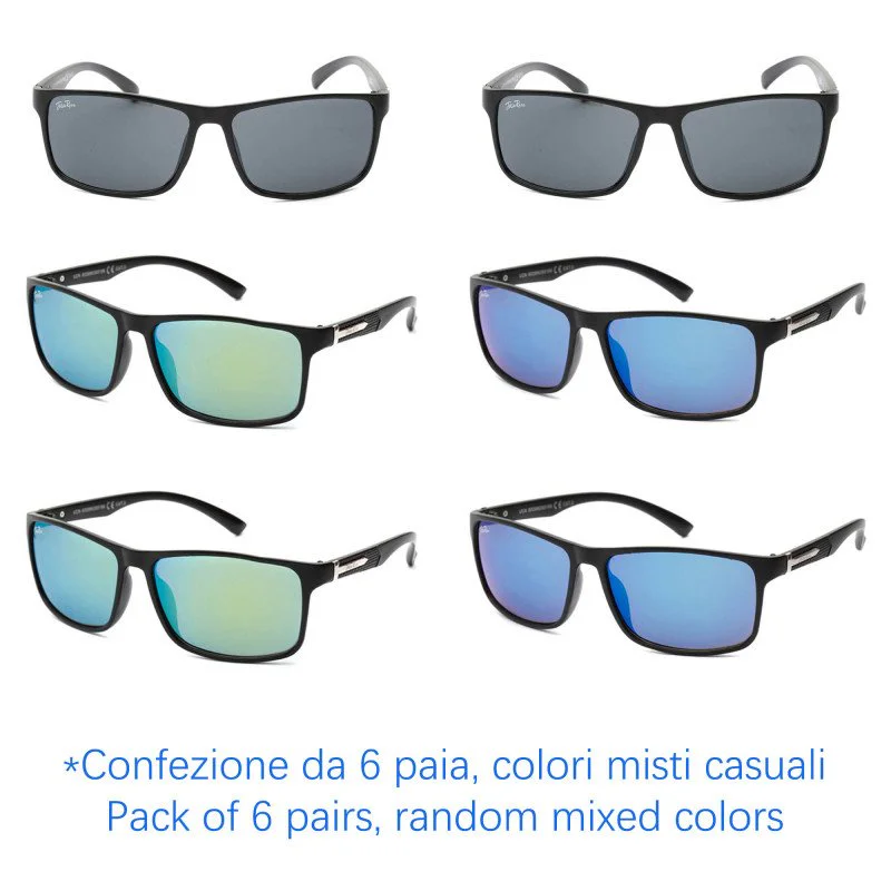 Sunglasses - protection 100% UV - N-1514 - Wholesale Pack of 6