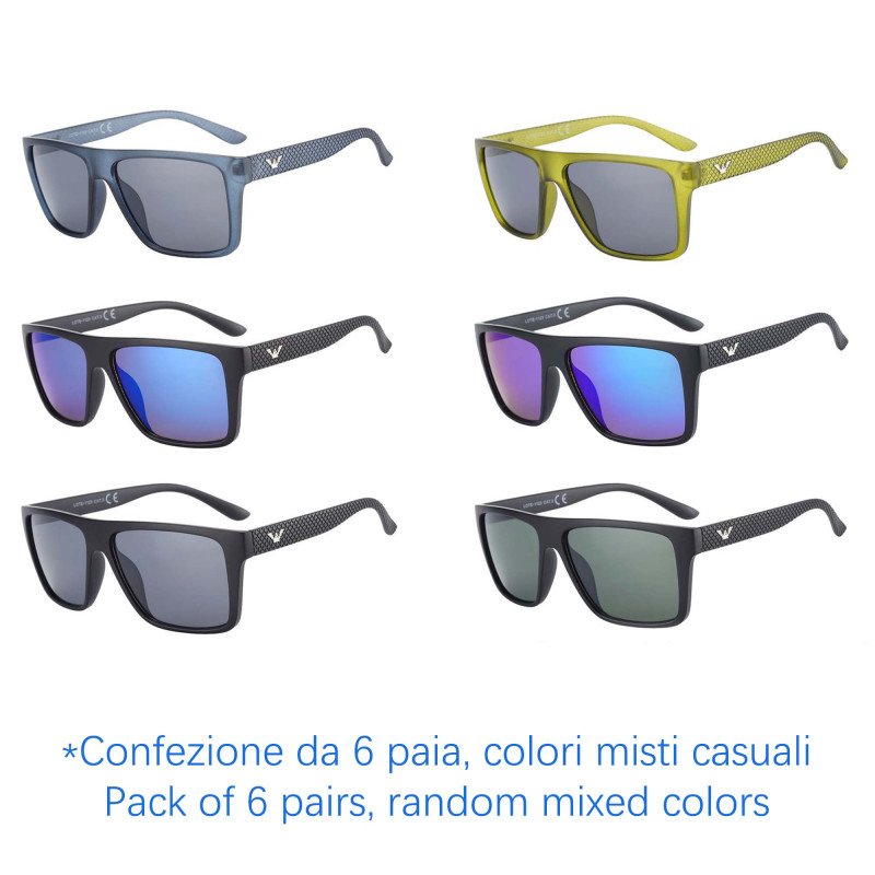 Sunglasses - protection 100% UV - N-2371 - Wholesale Pack of 6