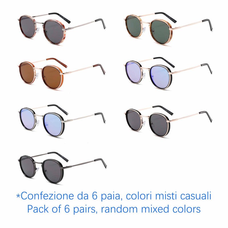 Sunglasses - protection 100% UV - N-2378 - Wholesale Pack of 6