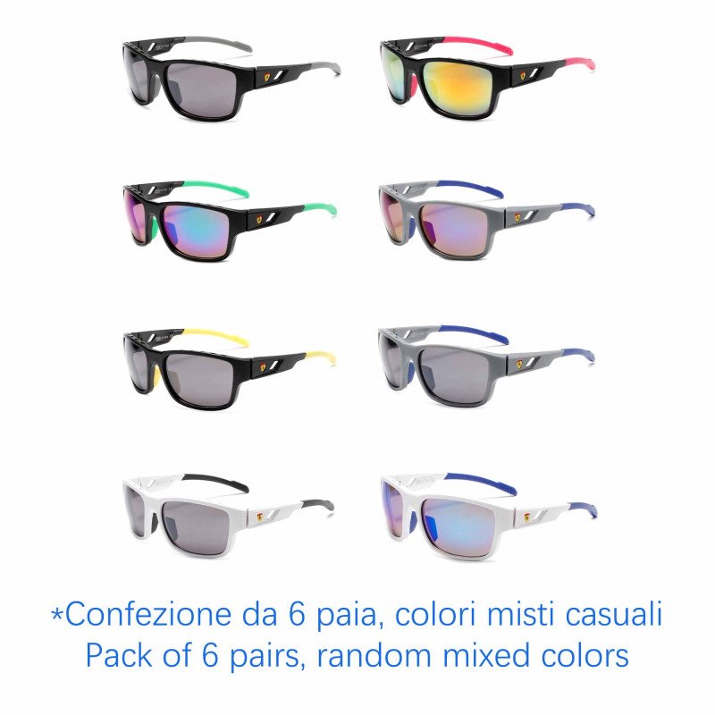 Occhiali da sole - Sportivi - N-4239 - Confezione da 6 Paia Occhiali da sole - Sportivi - N-4239 - Confezione da 6 Paia