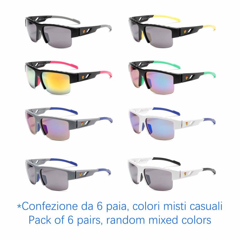 Occhiali da sole - Sportivi - N-4240 - Confezione da 6 Paia Occhiali da sole - Sportivi - N-4240 - Confezione da 6 Paia