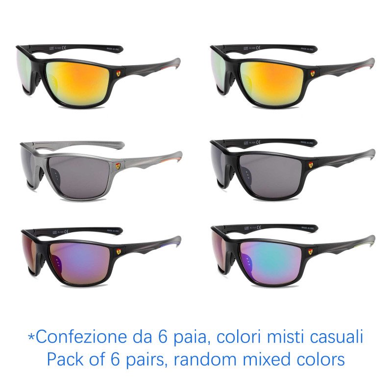 Sunglasses - protection 100% UV - N-4247 - Wholesale Pack of 6