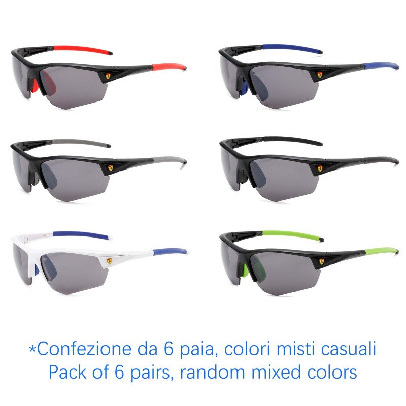 Occhiali da sole - Sportivi - N-4273 - Confezione da 6 Paia Occhiali da sole - Sportivi - N-4273 - Confezione da 6 Paia