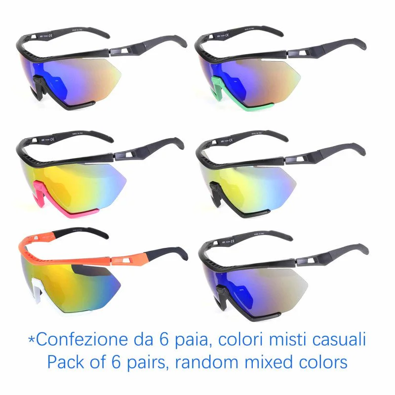 Sunglasses - sport - N-804 - Wholesale Pack of 6