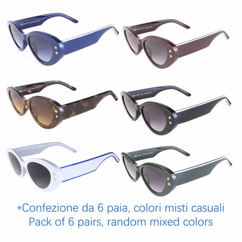 Occhiali da sole - protezione 100% UV400 - N-883 - Confezione da 6 Paia Occhiali da sole - protezione 100% UV400 - N-883 - Confezione da 6 Paia