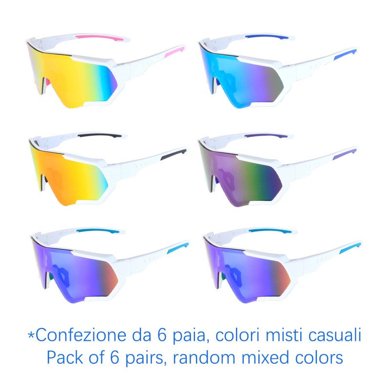 Sunglasses - sport - N-8897 - Wholesale Pack of 6