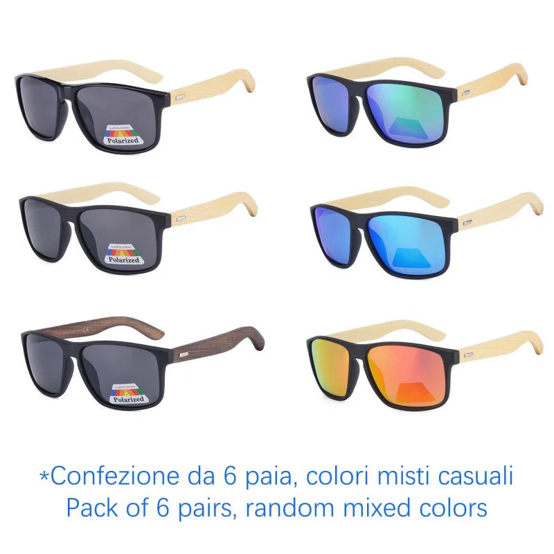 Sunglasses - Polarized - N-B934 - Wholesale Pack of 6