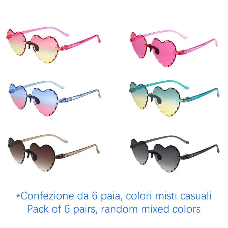 Occhiali da sole - protezione 100% UV400 - N-K252 - Confezione da 6 Paia Occhiali da sole - protezione 100% UV400 - N-K252 - Confezione da 6 Paia