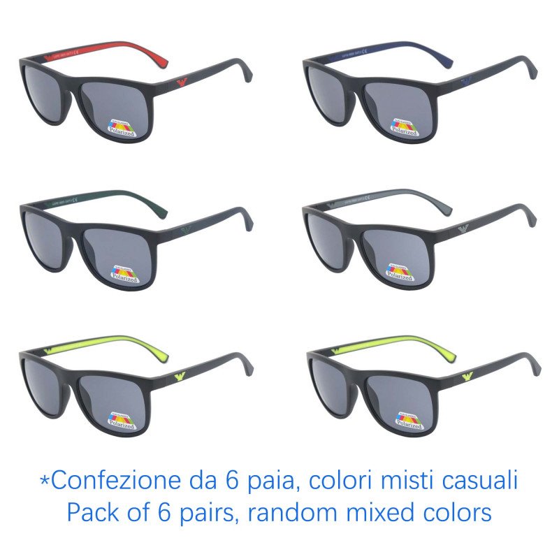 Occhiali da Sole - Polarizzati - P-9320 - Confezione da 6 Paia Occhiali da Sole - Polarizzati - P-9320 - Confezione da 6 Paia