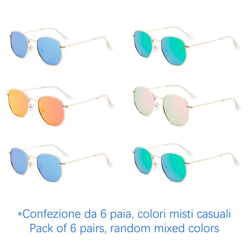 Occhiali da Sole - Polarizzati - SP-9370A - Confezione da 6 Paia Occhiali da Sole - Polarizzati - SP-9370A - Confezione da 6 Paia