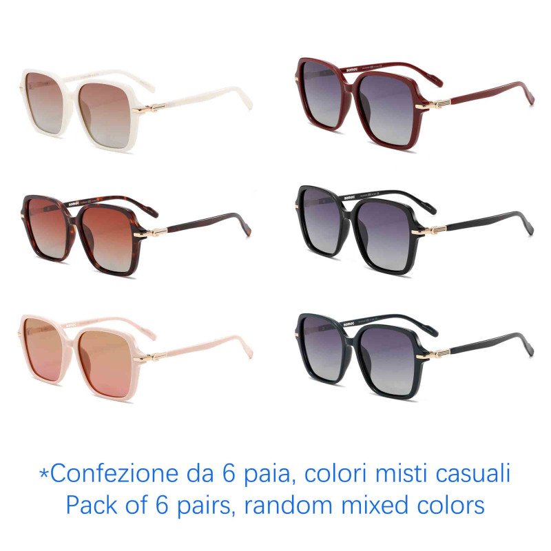 Occhiali da Sole - Polarizzati - SP-9372 - Confezione da 6 Paia Occhiali da Sole - Polarizzati - SP-9372 - Confezione da 6 Paia